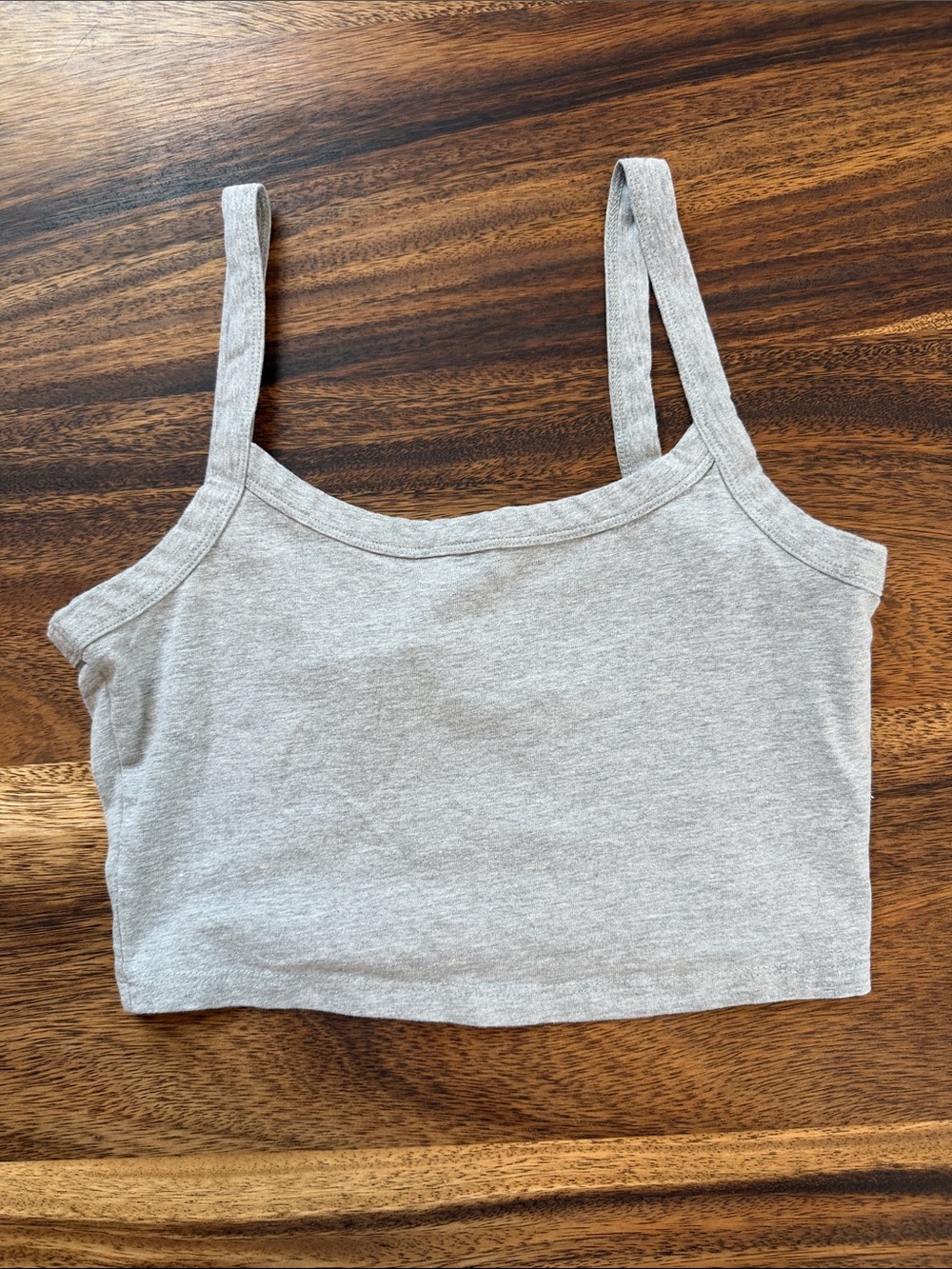 H&M Gray Spaghetti Strap Top
